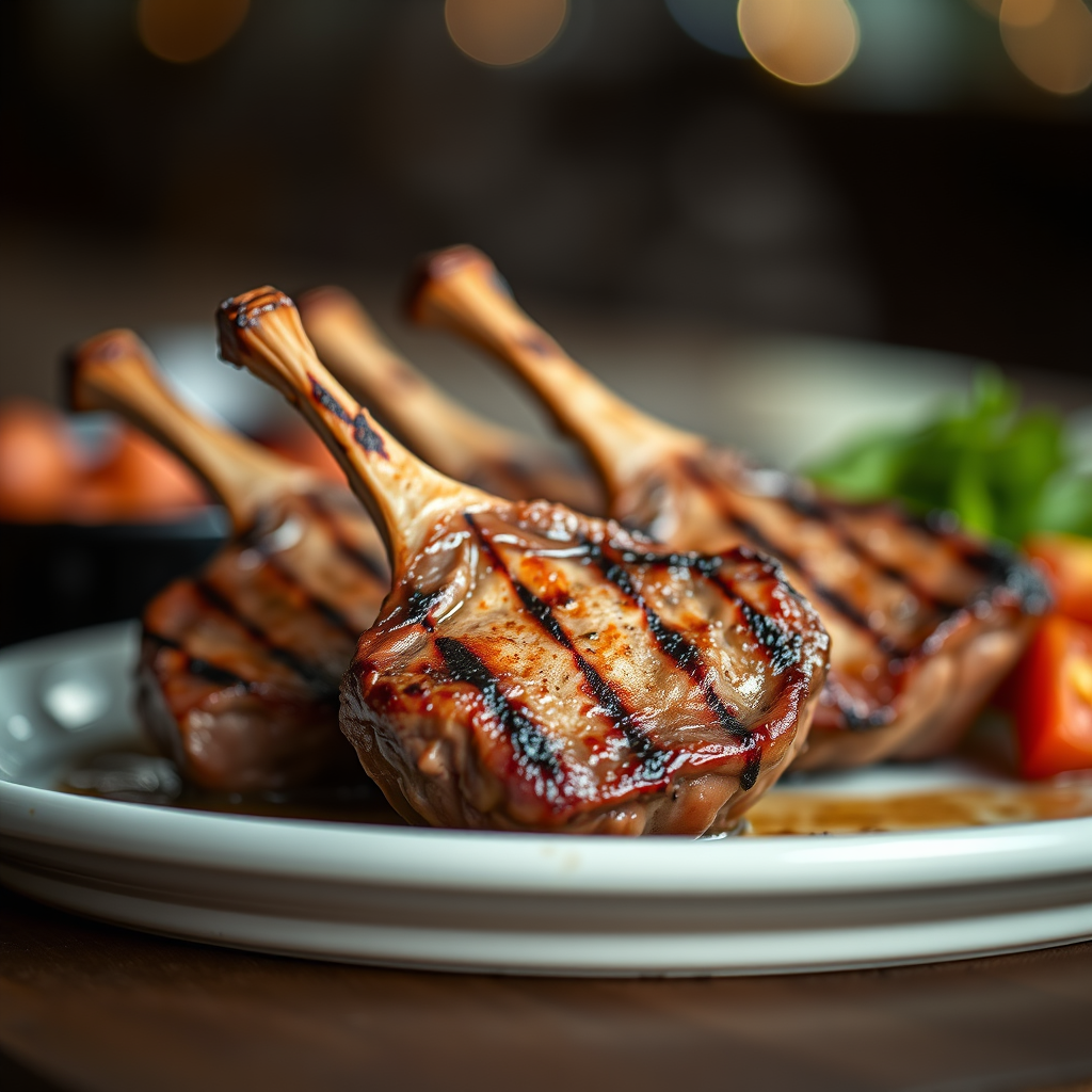 grilled lamb chops
